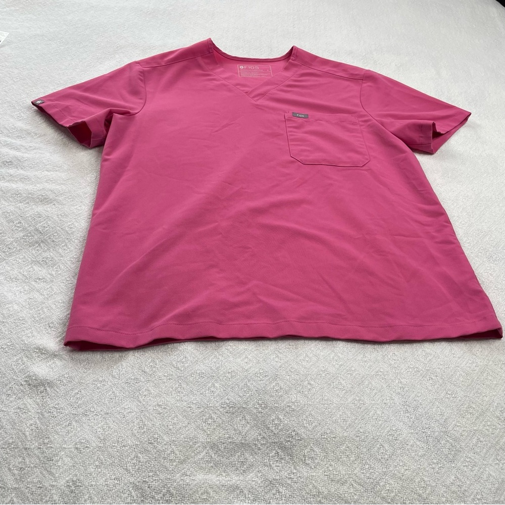 Figs Scrub in‎ Vibrant Pink~ Sz Small ~ Healthcare or Medical Staff